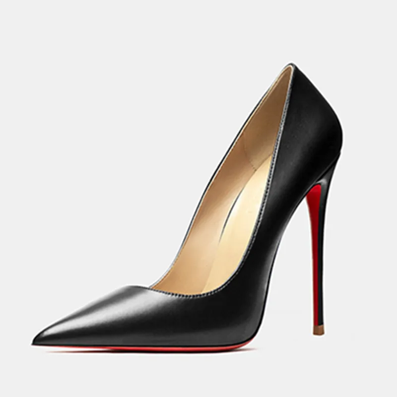 

Black Mette Finish Pumps Women Red Bottom Shoes Women sexy High Heel Stilettos Nude Evening Party Dress Shoe Spring Summer Shoe