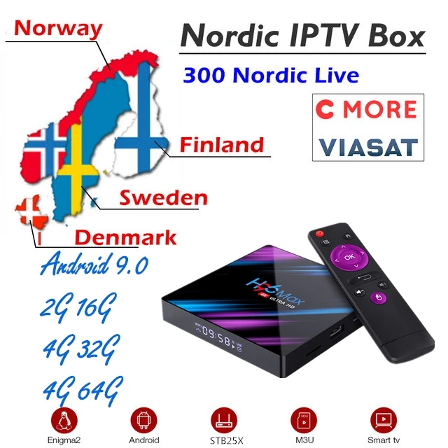 H96 MAX Android tv Box 9,0 Rockchip RK3318 4 ГБ 32 ГБ 64 Гб 4K Smart tv Box 2,4G 5G WiFi BT 4,0 для скандинавского голландского Франции Арабский IP tv