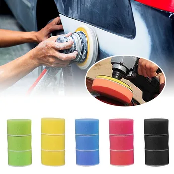

16pcs/set 2" 5 Colors Car Cleaning Sponge Pad Car Waxhing Tool Polishing Pad Car Accessories