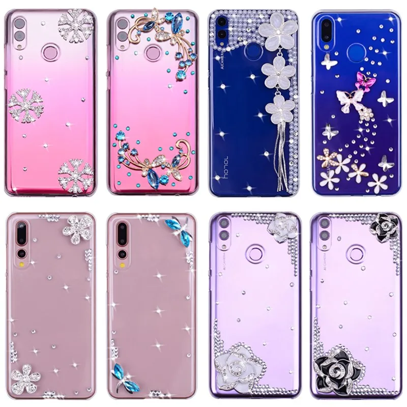 

Mi CC9 9 8 SE A3 A2 CC9E Bling Diamond Rhineatone Case for Xiaomi Redmi 7A 7 6 pro K20 pro 6A GO S2 Redmi note 7 6 pro Note 5 5A