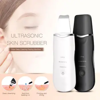

Professional Ultrasonic Skin Scrubber Ion Deep Rechargeable Face Tool Care Instrument Skin Device Beauty Cleaning Pe Z5D0