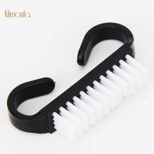 חדש 10 יח'\חבילה נייל אמנות אבק מברשת שחור ניקוי מברשות ציפורניים טיפול מניקור יופי נקי כלים קטן זווית נייל מברשת(China)