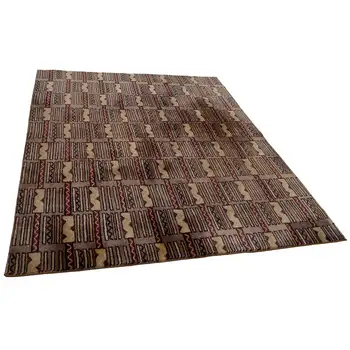 

169x206 Cm Brown Handmade Overdyed Rug-6x7 Ft