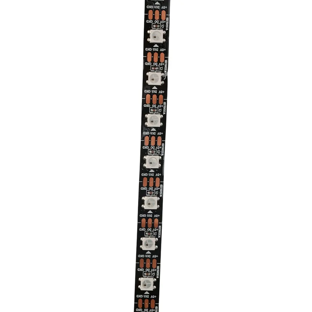 WS2812B 5 м 5050 SMD цифровой 300 светодиодный светильник адресуемый цветной DC5V для