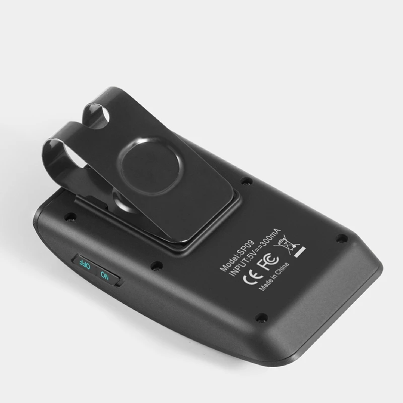 Bluetooth 5,0 Handsfree автомобильный комплект Hifi динамик 2 Вт беспроводной аудио приемник MP3 музыкальный плеер шумоподавление солнцезащитный козырек клип