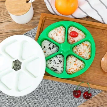 

Triangle rice ball DIY mold Japanese sushi mold seaweed rice making tool mold box sushi tool bento accessories lunch tools