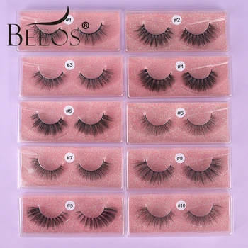 

Mink Eyelashes BEEOS 10/30/50 Pairs False Eyelashes Volume Lashes Makeup Extension Eyelashes Make Up False 3D Mink Eyelashes