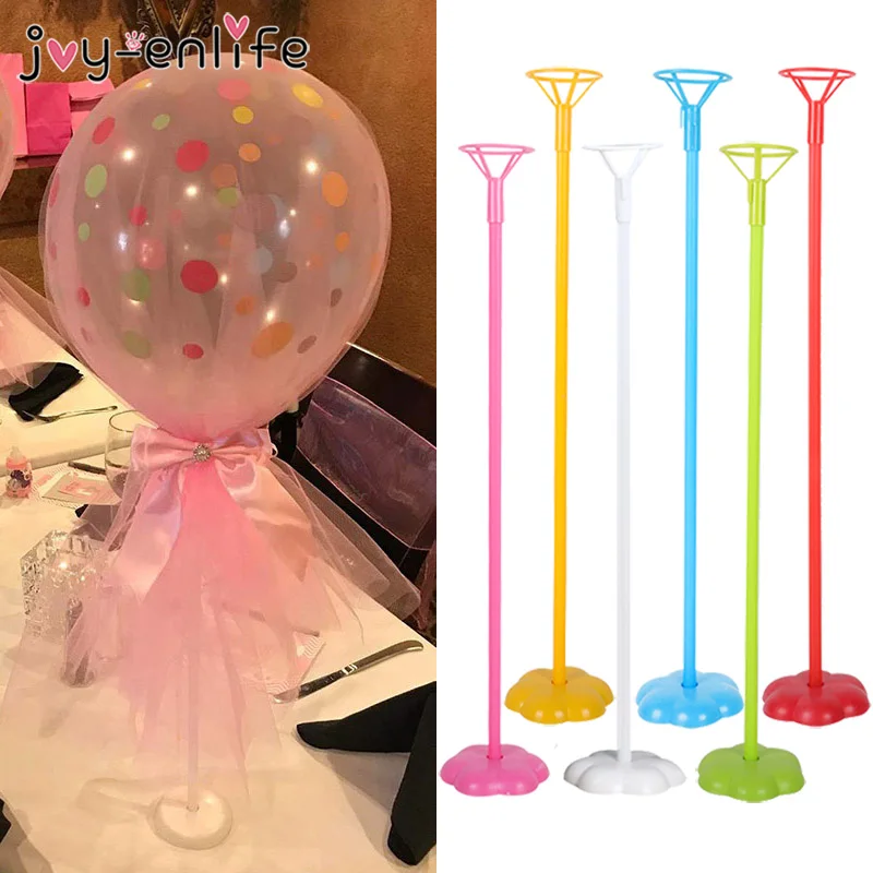 Balloon Sticks Adjustable Balloon Stick Holder Clear Balloon Stand For  Table Balloon Holder For Birthday Party Wedding Festival - AliExpress