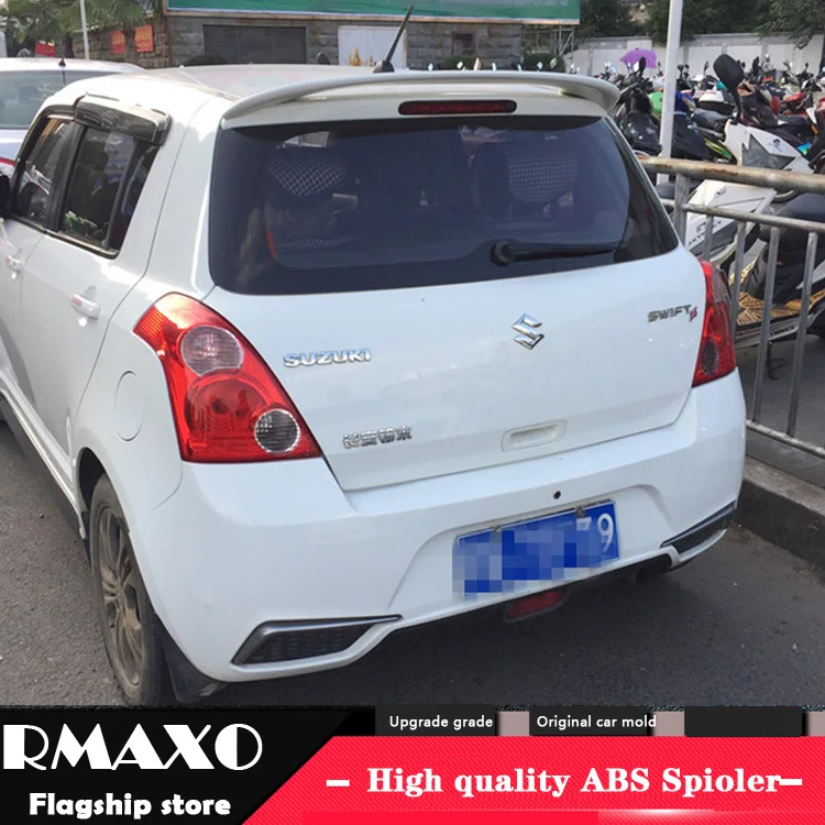 Спойлер для SUZUKI Swift 2007-2017 высококачественный спойлер заднего крыла YVK из ABS