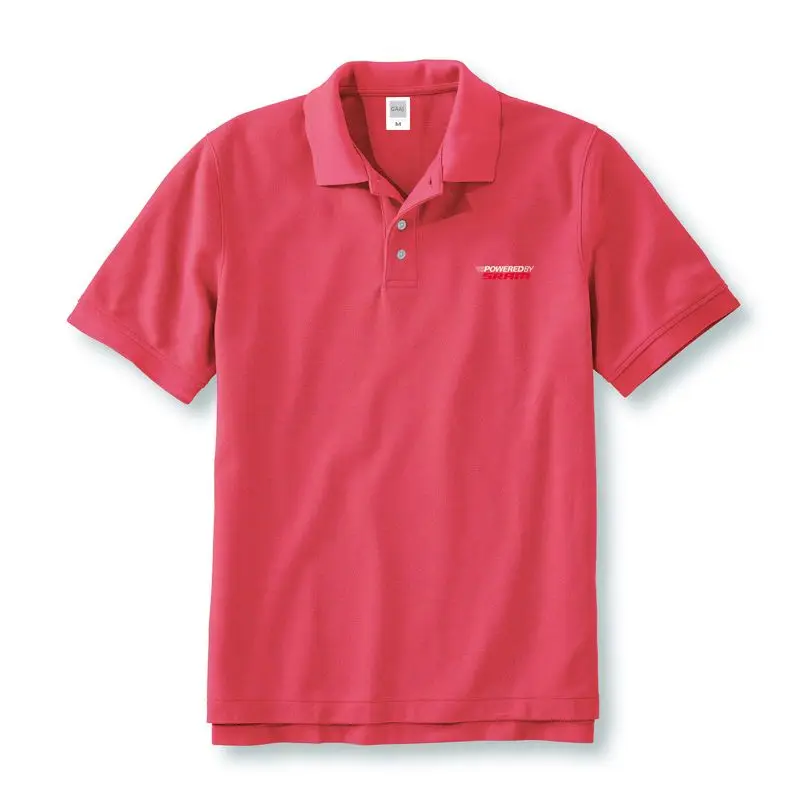 Powered By Sram Cotton Polo Shirts Men& Women Unisex Business& Casual Male MaleMan Polos Short Sleeve Solid New 96BTF - Цвет: Rose