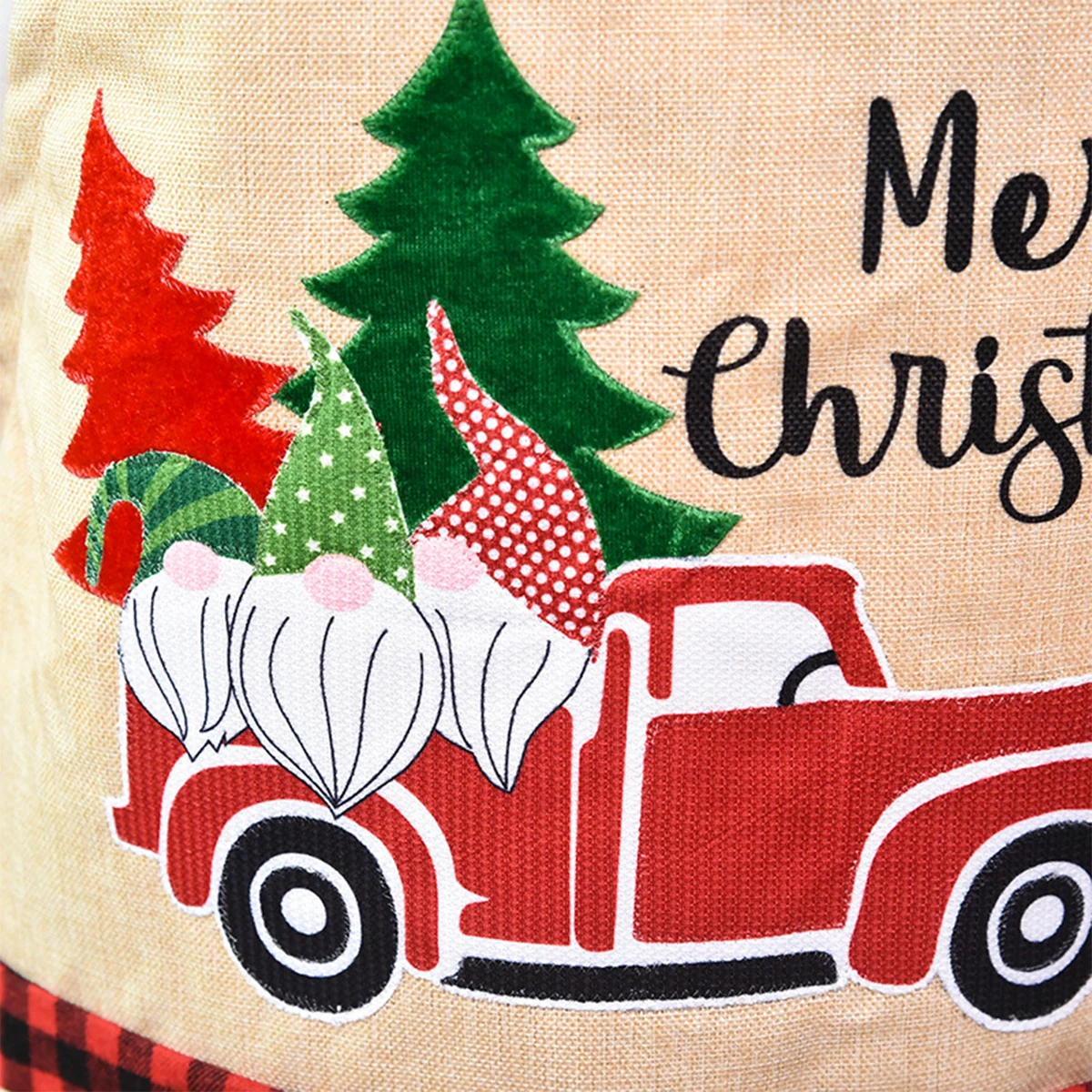 Merry Christmas Apron, Vintage Cute Truck Flower Print Adjustable Cooking Housework Aprons for Men Women