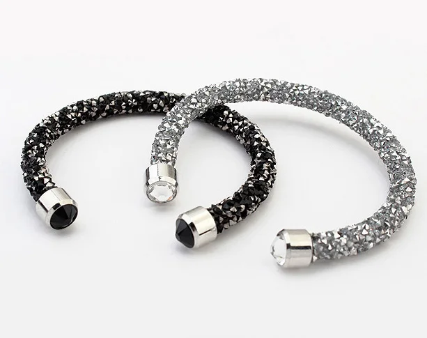 Блестящий браслет-цепочка с кристаллами от SWAROVSKI, браслет для женщин, ювелирное изделие, Pulseira Feminin, подарок на день матери