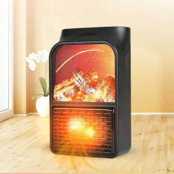 

Household Mini Heater Low Noise Constant Temperature Heating Intelligent Temperature Control Office 500w Black Heater