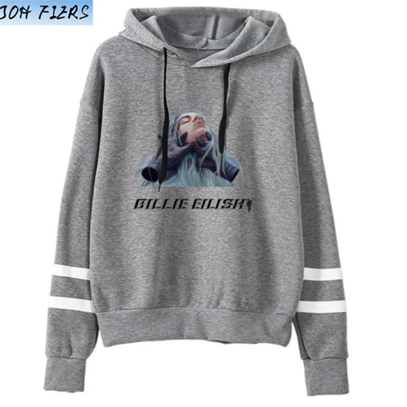 Billie Eilish, модная уличная одежда, толстовки, толстовка, повседневная, для мужчин, женщин, пуловер с капюшоном, с длинным рукавом, Спортивная, в стиле хип-хоп, толстовка, верхняя одежда