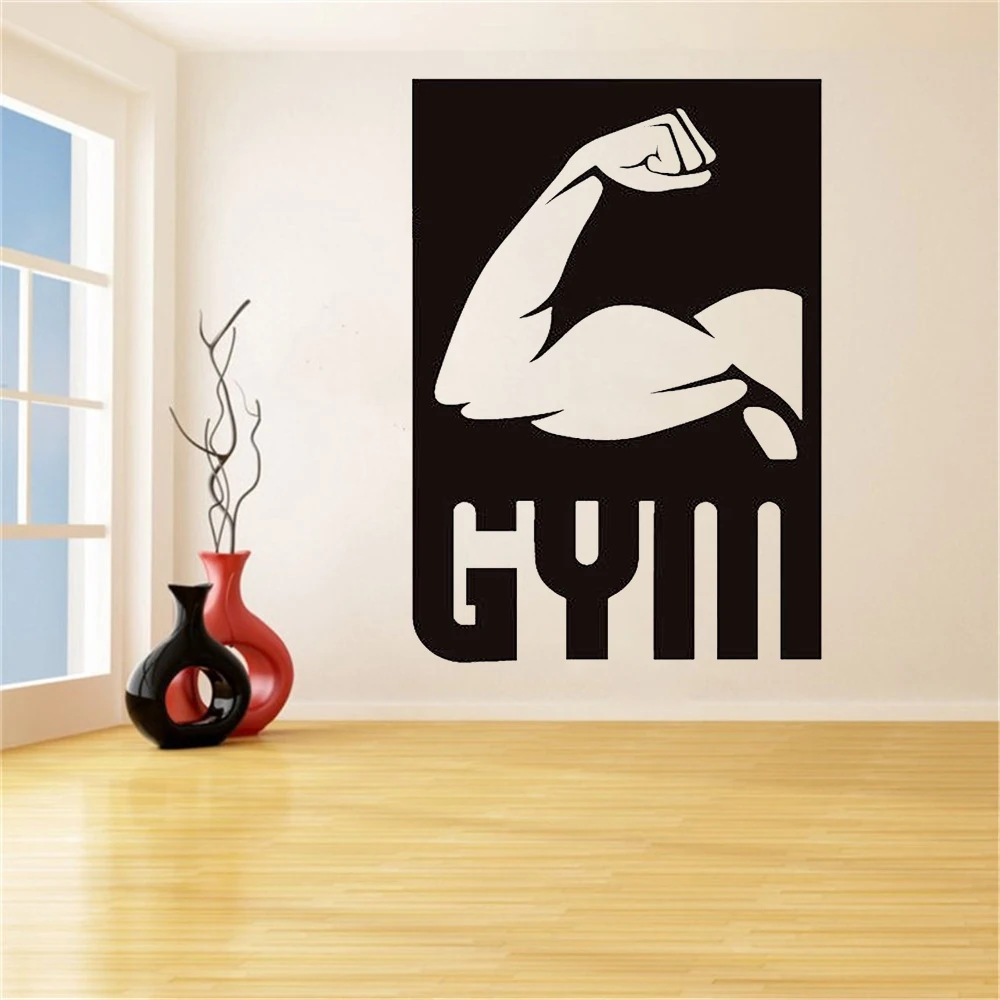 

Мышечная Спортивная виниловая наклейка на стену спортзала Спортивная Настенная Наклейка для фитнеса бодибилдера Настенная Наклейка для тренировки мотивация настенная роспись