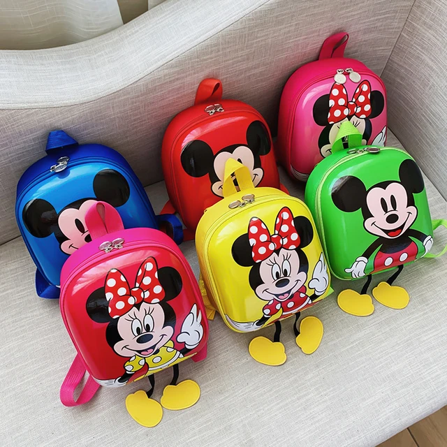 Sac à Dos en PU pour Bébé Fille de 3 à 7 Ans, Cartable d'École Maternelle,  Mignon, Dessin Animé Minnie, Princesse TureMouse, Nouvelle Collection -  AliExpress