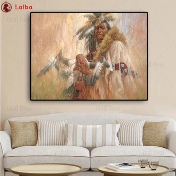 

diy Diamond Painting Native Indian Tribute diamond mosaic full square drill diamond embroidery cross stitch home decor