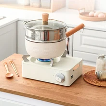 Medical Stone Flat Bottom Small Milk Pot Non-stick Boiling Instant Noodles One Person with Household Gas Cooker Universal