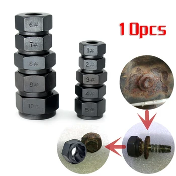 

Screw heads Nut Remover tool Studs Kit Damaged Stripped Socket Set High stength
