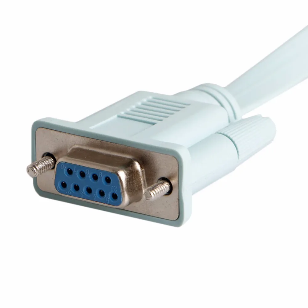 1 предмет RJ45 Cat5e CAT6 для RS232 DB9 консоли маршрутизатор кабель
