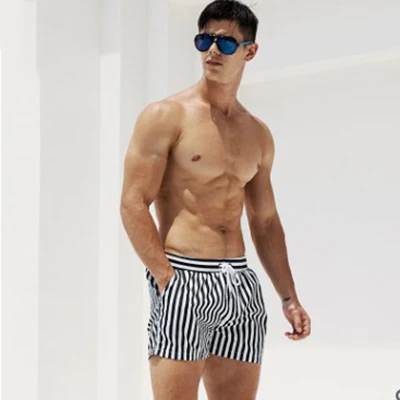 MKD1657-Stripe Мужские шорты 2 | Прямая поставка - Цвет: MKD1657-Stripe