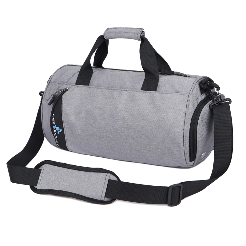 Free Knight Sports Gym Shoulder Bags, Dry Wet Separation Fitness Hand Bags,Multifunction Training Yoga Crossbody Bag, Shoes Bags - Цвет: Light Gray