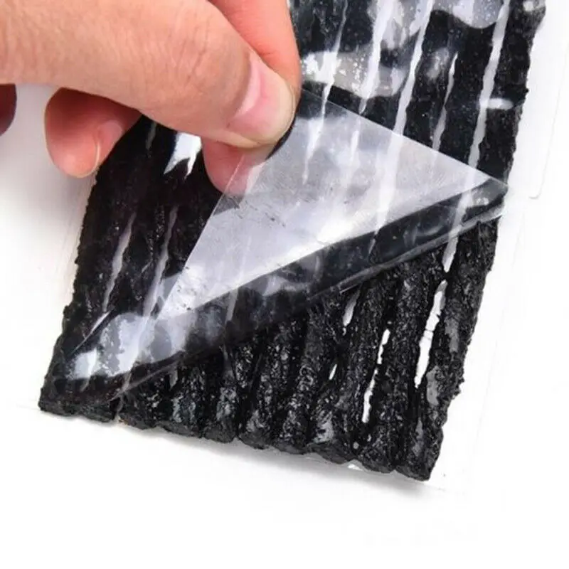 50/100PCS Car Tubeless Rubber Seal Strip Tyre Tubeless Seal Strip Plug Tire Puncture Repair Recovery Kit tire repair kit