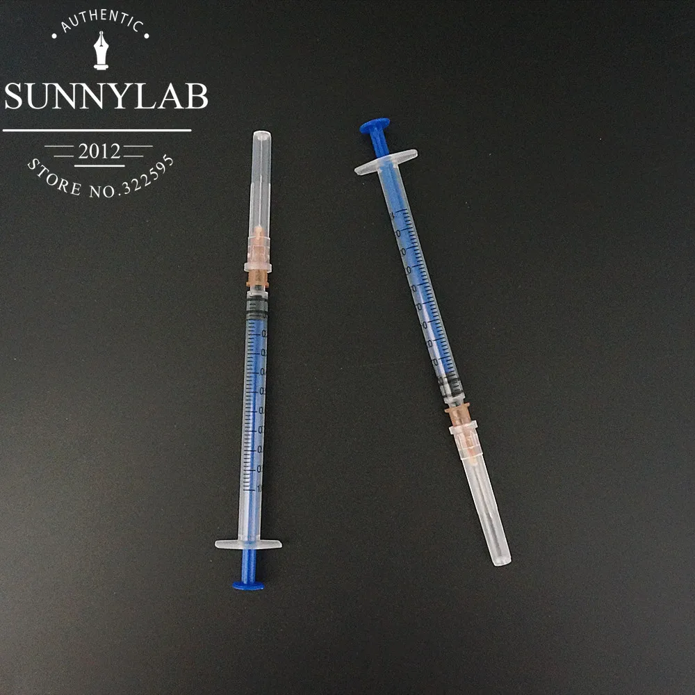 

Free shipping 5pcs 10pcs 1ml Disposable Plastic Liquid Dispenser Syringe Needle Industrial Glues, injection syringe for Human