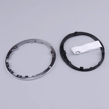 

2Pcs 71775051 Gear Shift Stick Lever Knob Boot Gaiter Retaining Ring Frame Fit for Fiat 500 500C 2007 2008 2009 2010-2014 2015