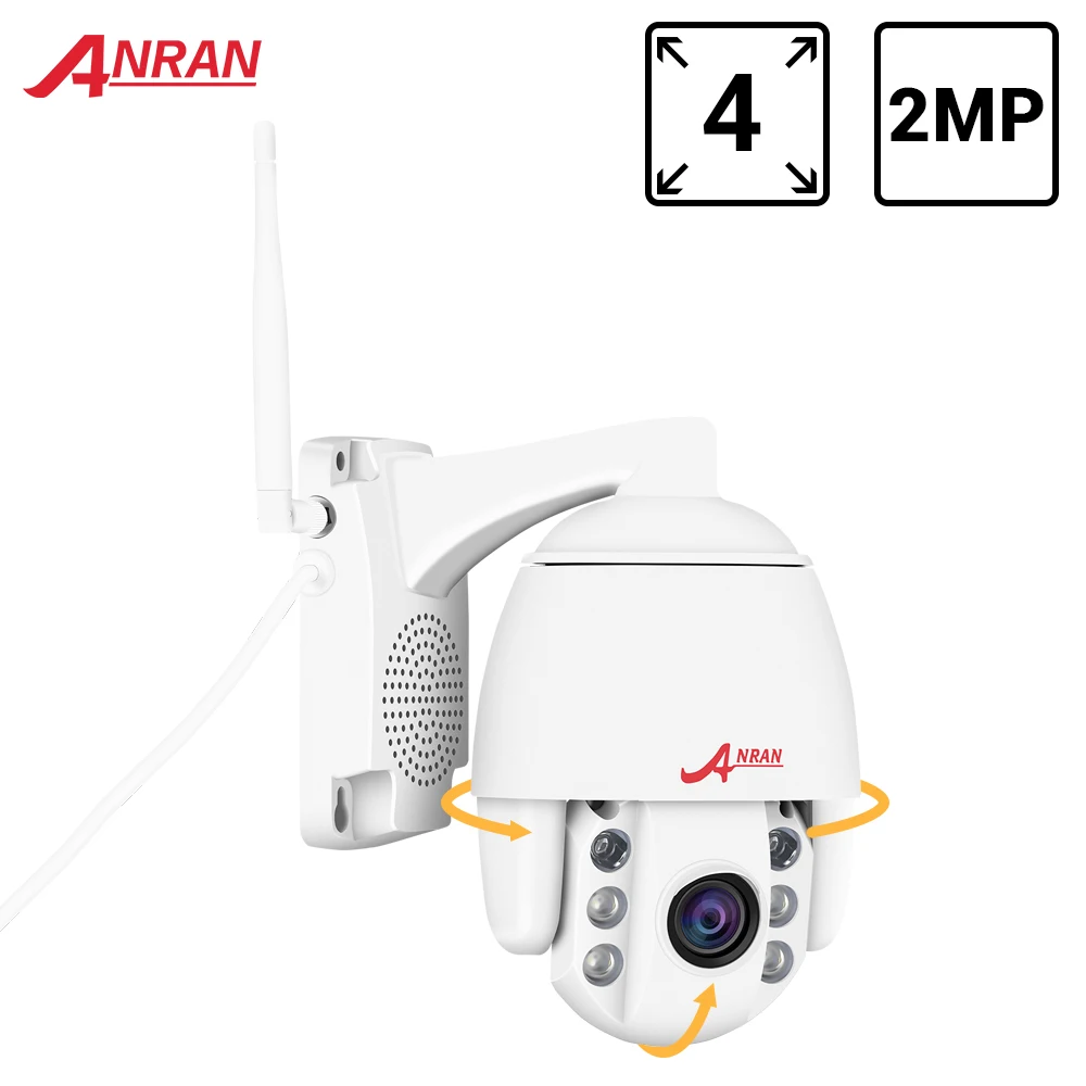 1080P 2MP PTZ IP камера Wifi наружная водонепроницаемая Мини скоростная купольная H.265 CCTV