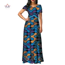 fashion African Dresses for Women Dashiki short sleeve Africa clothing Plus Size Patchwork Party Dresses for Women WY3924