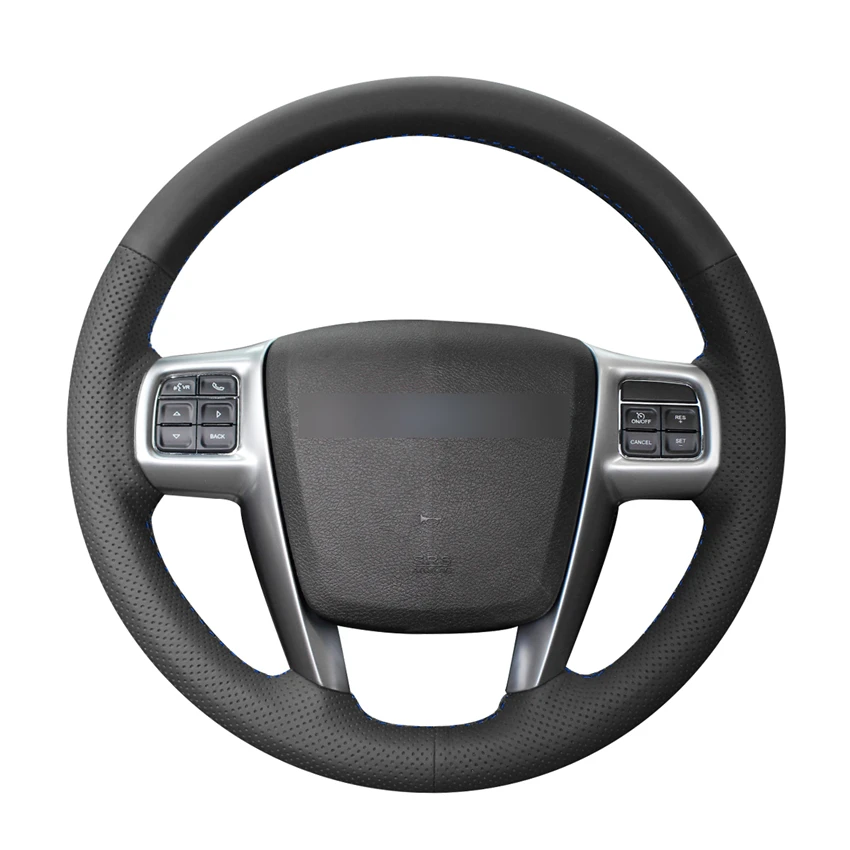 

Black PU Artificial Leather Hand-stitched Car Steering Wheel Cover for Acura CL 1998-2003 MDX 2001-2002