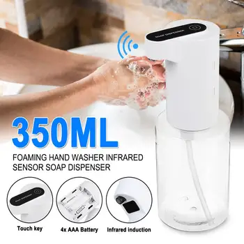 

350ml Automatic Touchless Liquid Soap Dispenser Infrared Sensor Automatic And Touch-Free Portable Soaps Dispensers
