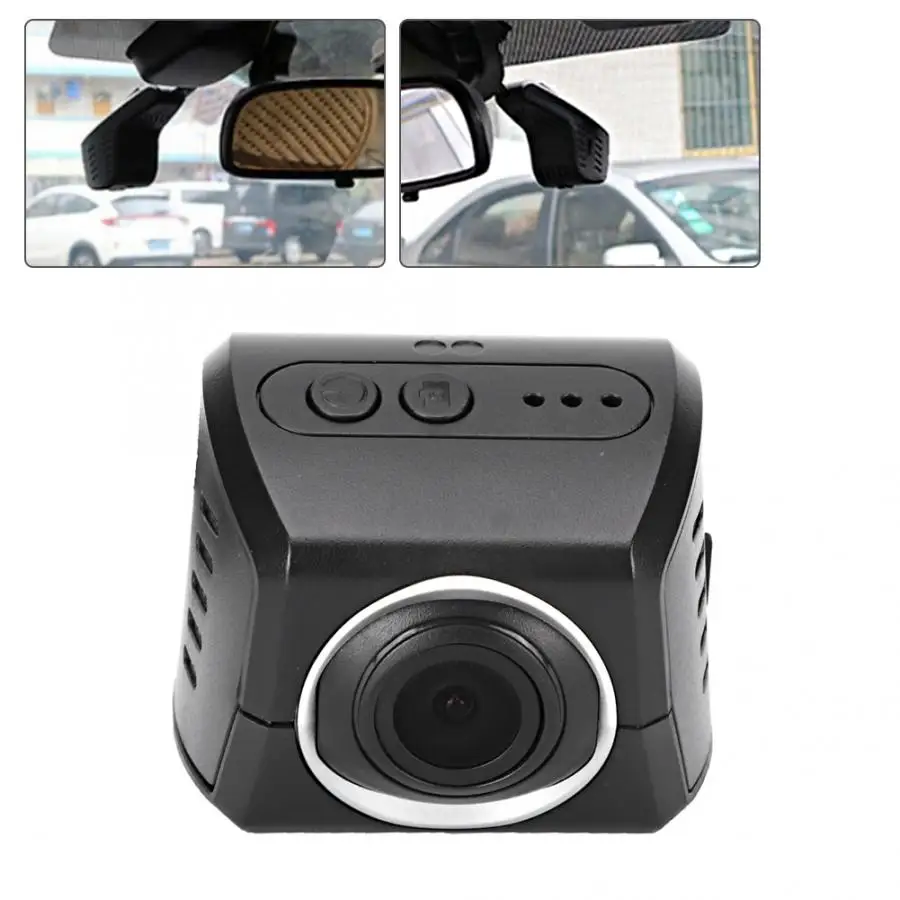 Wi-Fi, 1080P HD вождение автомобиля Регистраторы Двойной объектив приборной панели Камера 170 градусов Широкий Ангел Dash Cam автомобильные аксессуары