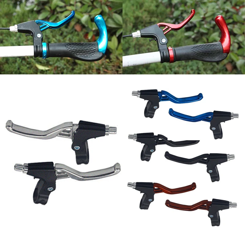 

Bicycle Brakes Handle Lightweight Aluminum Alloy Mountain Bike Cycling Brake Levers Front & Rear Brake Levers Drop Handlebar Set