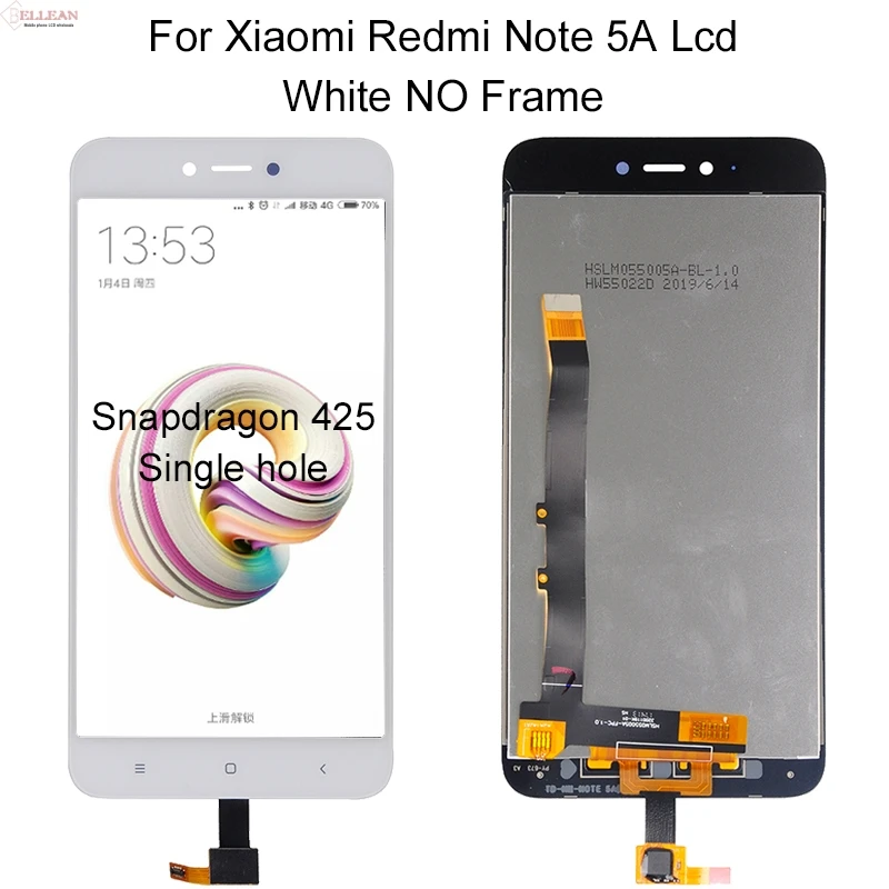 Catteny для Xiaomi Redmi Примечание 5A ЖК-дисплей Y1 Lite lcd с кодирующий преобразователь сенсорного экрана в сборе Note 5A Prime Y1 lcd с рамкой - Цвет: 2G White No Frame