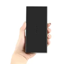 LESHP 19800mAh QC3.0 Dual-USB портативный удобный Внешний перезаряжаемый аккумулятор зарядное устройство Внешний аккумулятор черный