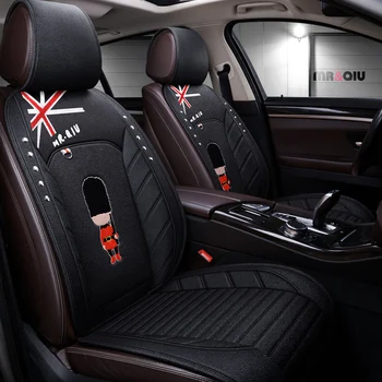 

Universal Car Seat Cover Full Set Car Seat Protector Airbag Compatible Car Accessories 4 Colors Optional
