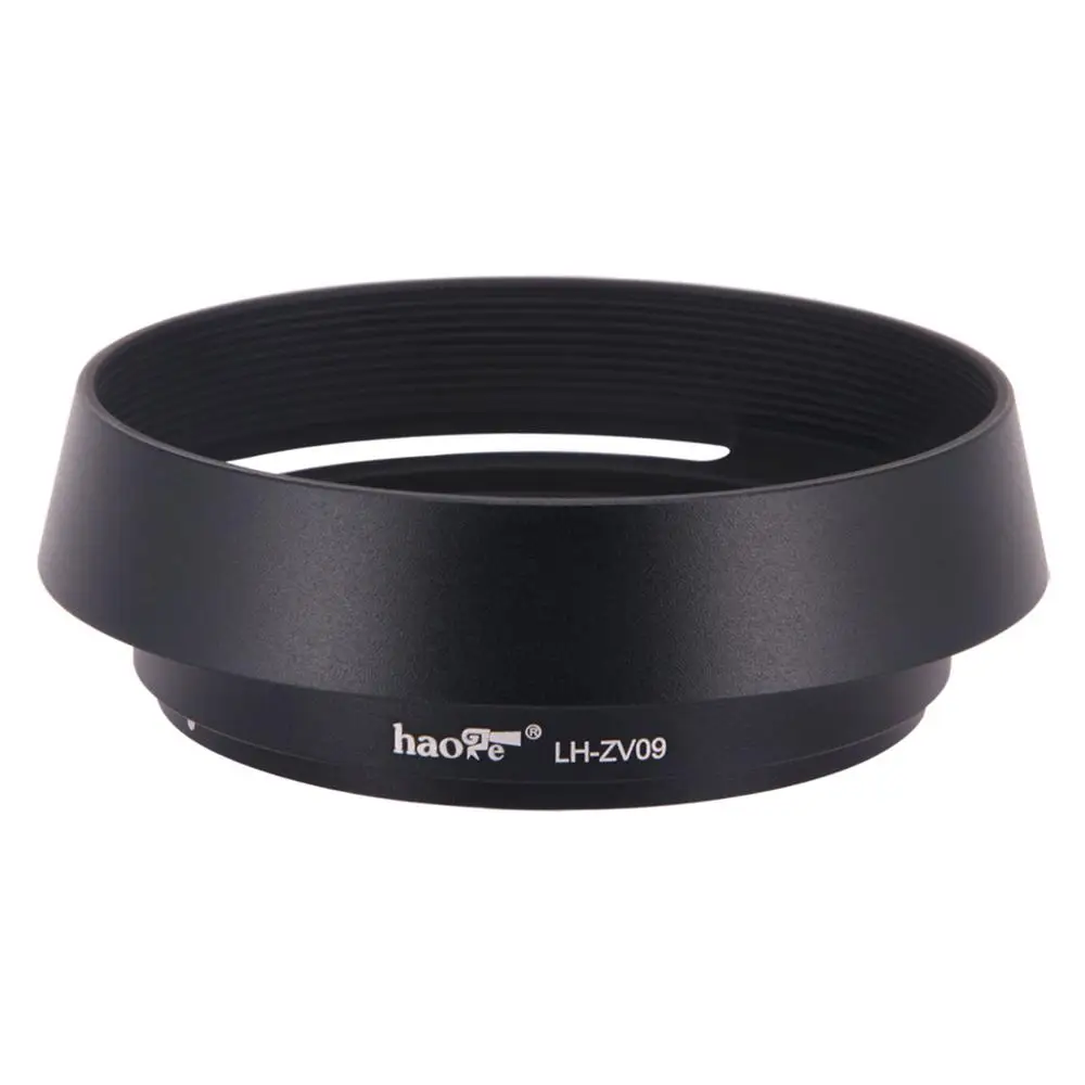 Haoge Hg-Lh-Zv09 Rotondo Di Metallo Lens Hood Per Carl Zeiss C Biogon T * 4.5/21 21 Millimetri F4.5 Zm, 2.8/25 25 Millimetri F2.8 Zm Lens Nero
