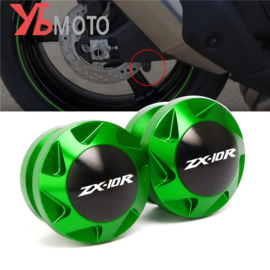 Винты с подставкой логотипом для Kawasaki ZX10R ZX 10R 2017 2018 2019 2020 катушки слайдера рамы