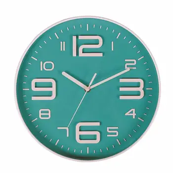 

Indoor Big 3D Number Silent Wall Clock Quiet Movement Wall Clocks Battery Operated 10 Inch