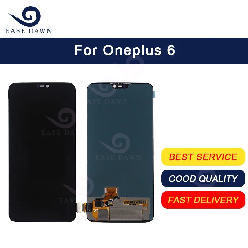 Для Oneplus 6 ЖК AMOLED ЖК-дисплей экран сенсорный дигитайзер сборка для Oneplus дисплей
