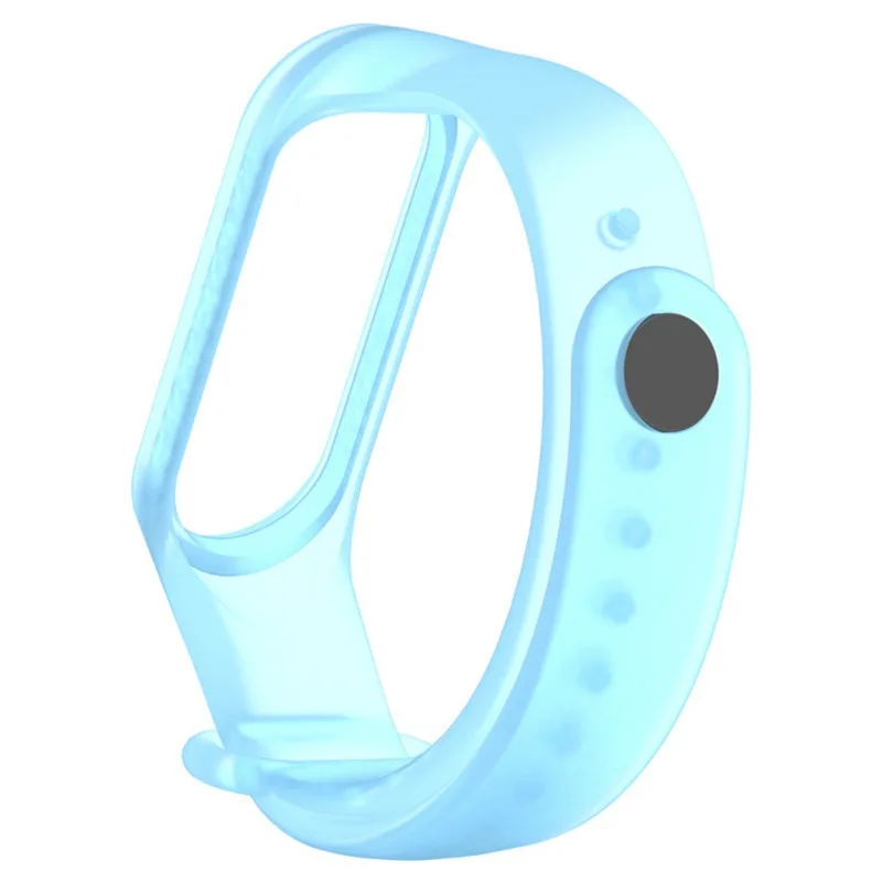 

Anti-fall Candy colors Transparent Silicone Bracelet Strap For Xiaomi Mi Band 3/ 4 Sport Replacement Wristband!