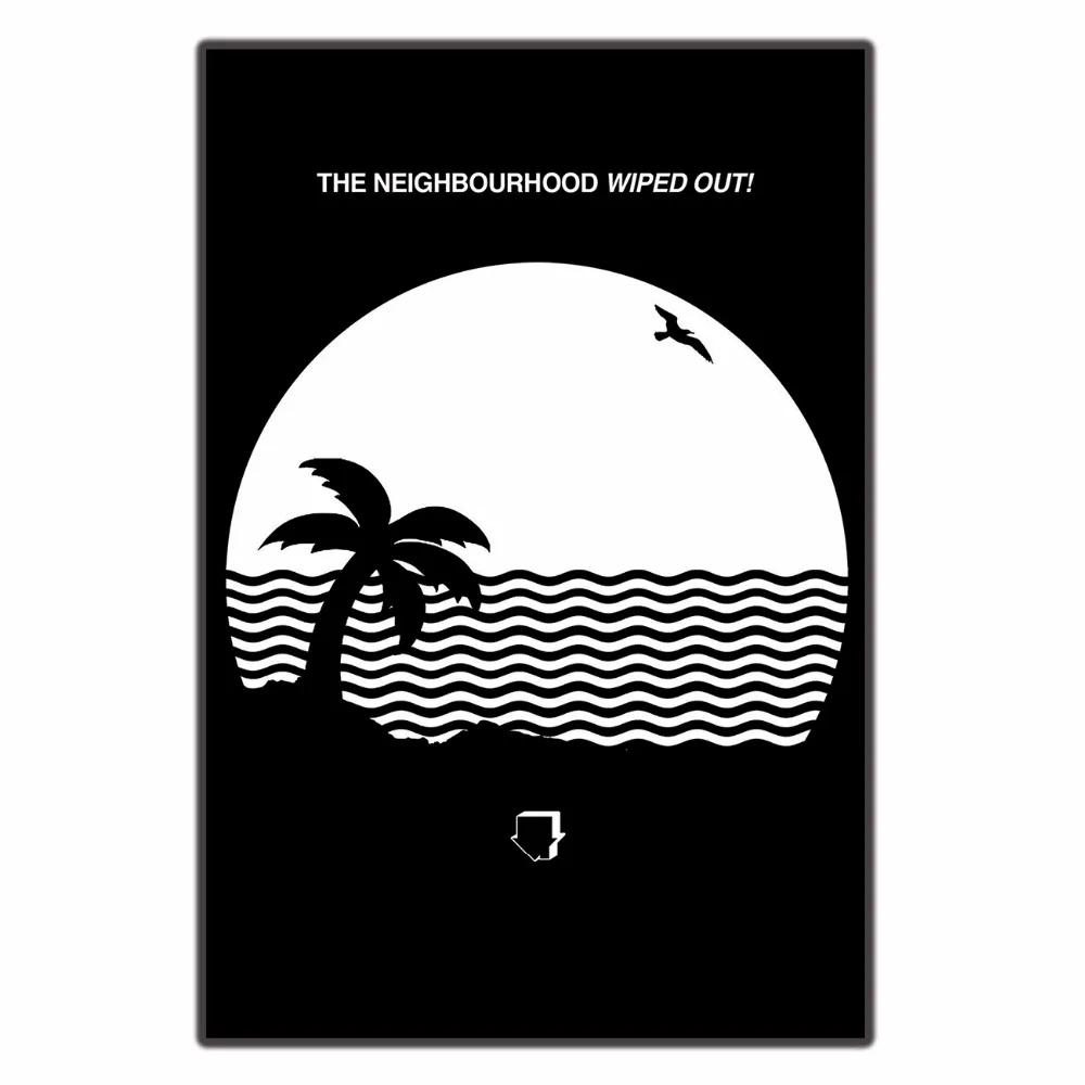 The Neighbourhood Wiped Out Custom Rock Music Art Silk Poster Home Decration 24x36in Gift Living Room Picture | Дом и сад