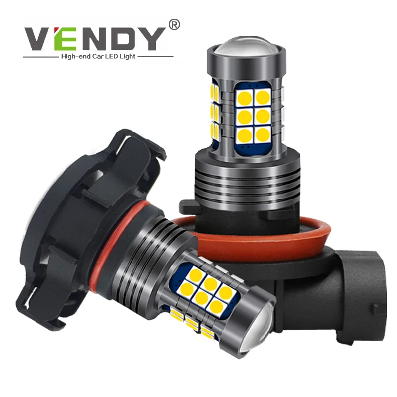 1 шт. светодиодные противотуманные фары 12 В лампы для автомобиля H8 H11 H10 9145 H16 9006 HB4