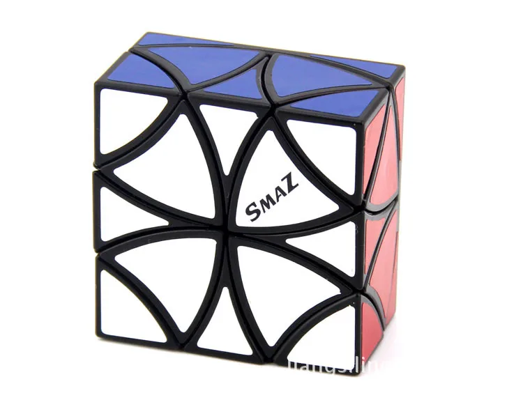 [Smaz Cut Semi-Magic Butterfly Rubik's Cube черно-белый с рисунком] Curvy Chop Cube второй слой Magic Butterfly Rubik's C