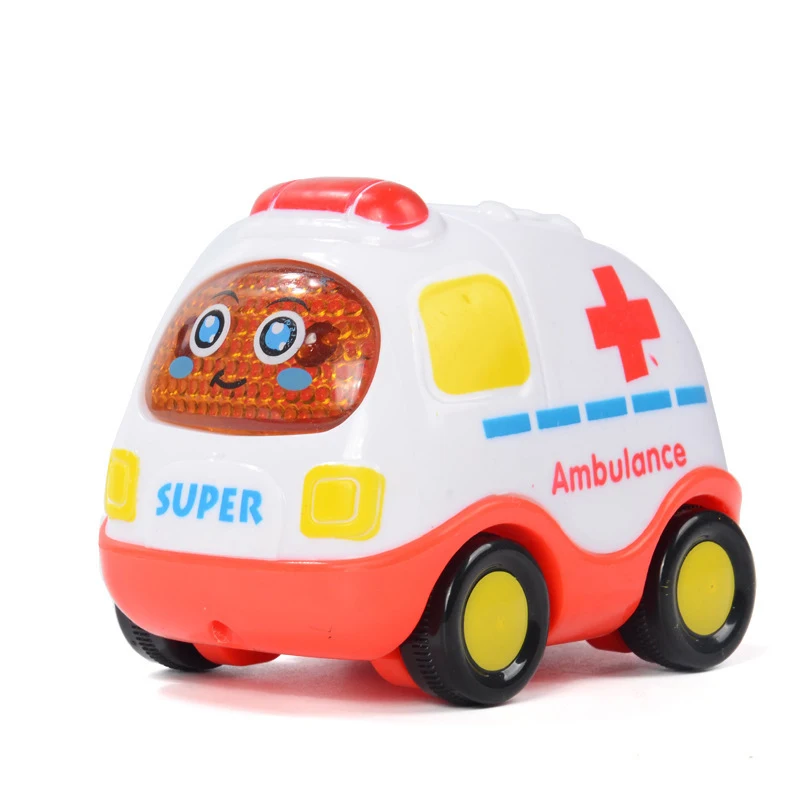 Pull Back Car Toy Cars 3 Action Magic Tracks Toys for Boy Cars Fire Truck Ambulance Bus Vehicle Model Kids Toys 1:64 Hot Wheels