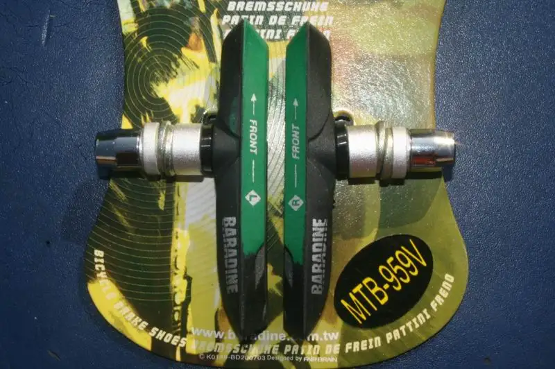 MTB-959V тормозные колодки для горного велосипеда, резиновые V тормозные колодки для шоссейного велосипеда, складные велосипедные тормозные колодки, велосипедные детали