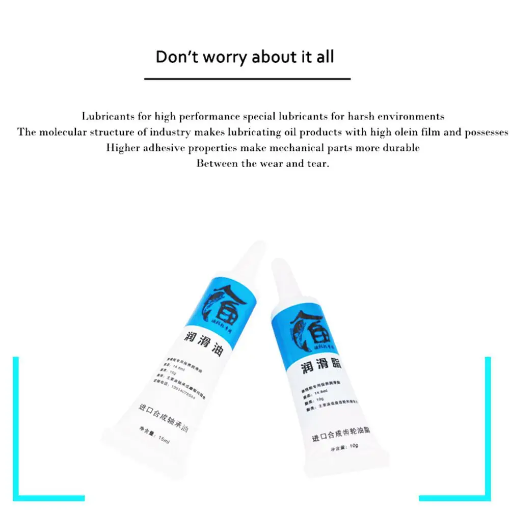 2pcs Special Fishing Reel Grease Fishing Oil Lubrication Grease Metal Sprocket Bearing Grease Lubrication Fishing Accessories 2pcs Special Fishing Reel Grease Fishing Oil Lubrication Grease Metal Sprocket Bearing Grease Lubrication Fishing Accessories