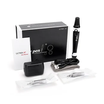 

Ultima A7 Microneedle Derma Pen Therapy System Rolling Stretch Marks Wrinkle Removal Dr pen Hair Loss Skin Care Beauty Tools